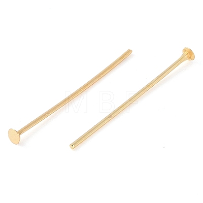 Brass Flat Head Pins KK-N254-47B-G-1