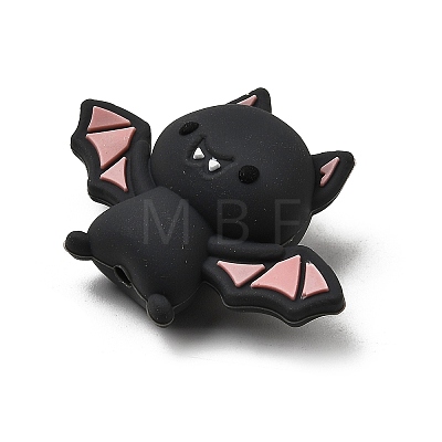 Halloween Silicone Focal Beads SIL-P011-01E-1