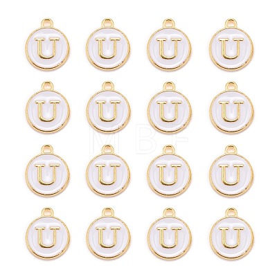 Golden Plated Alloy Charms X-ENAM-S118-01U-1