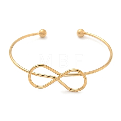 304 Stainless Steel Cuff Bangles BJEW-L682-032G-1