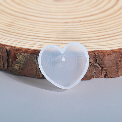 Heart Food Grade Silicone Pendant Molds HEAR-PW0001-008-1