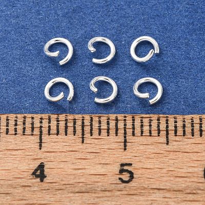 Brass Open Jump Rings KK-G604-08S-08-1