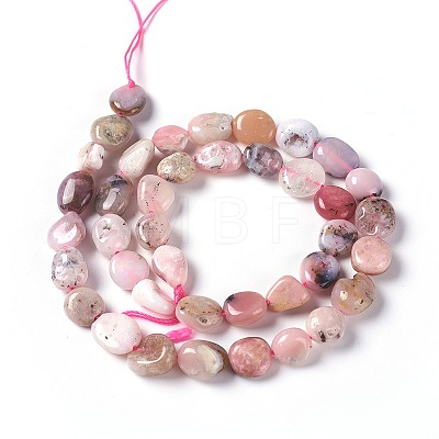 Natural Pink Opal Beads Strands G-L493-13A-1