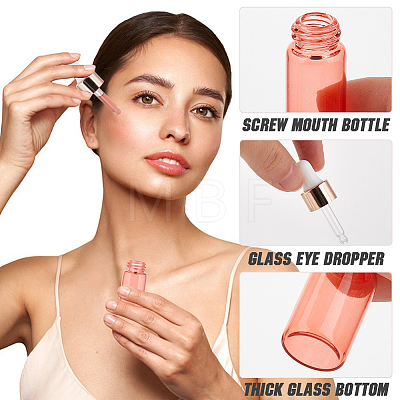 Glass Aromatherapy Subpackage Bottle AJEW-GF0009-79-1