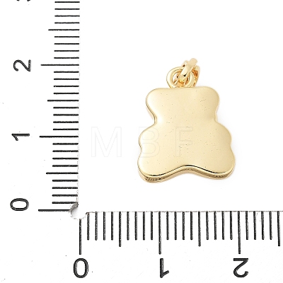 Brass Resin Pendants KK-S507-19G-1