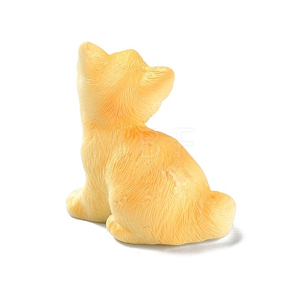 Resin Cat Display Decorations DJEW-O003-01D-1