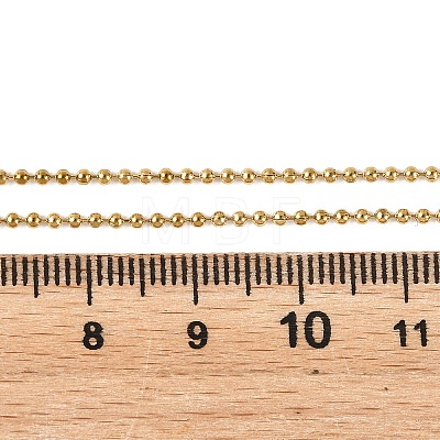 Adjustable 304 Stainless Steel Ball Chains Slider Necklaces Making AJEW-JB01660-01-1