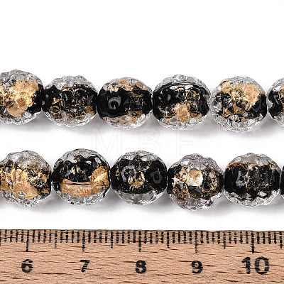 Handmade Lampwork Beads FOIL-T007-03H-1