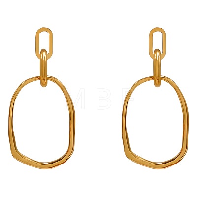304 Stainless Steel Stud Dangle Earrings FS-WG15198-01-1