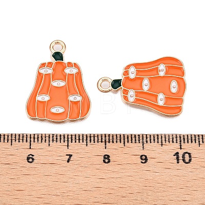 Halloween Theme Alloy Enamel Pendants ENAM-T020-07D-1