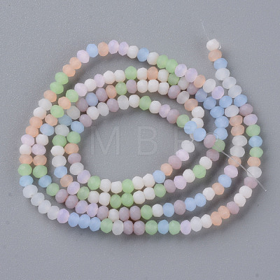 Frosted Glass Beads Strands FGLA-T002-10A-1