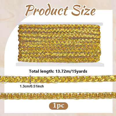 Polyester Braided Lace Trim OCOR-WH0007-142B-1