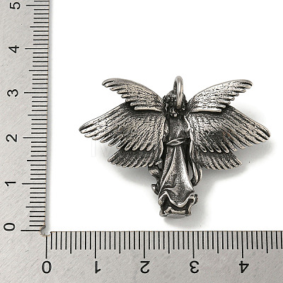 316 Surgical Stainless Steel Pendants STAS-Z073-90AS-1