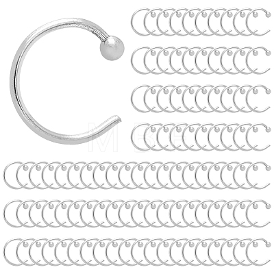 100Pcs C-Shaped 304 Stainless Steel Ear Cuff Findings STAS-DC0011-64-1