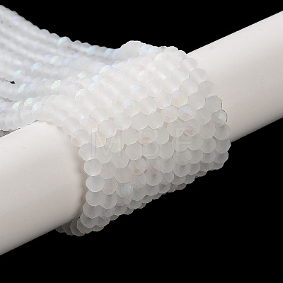Imitation Jade Glass Beads Strands EGLA-A034-T3mm-MB19-1