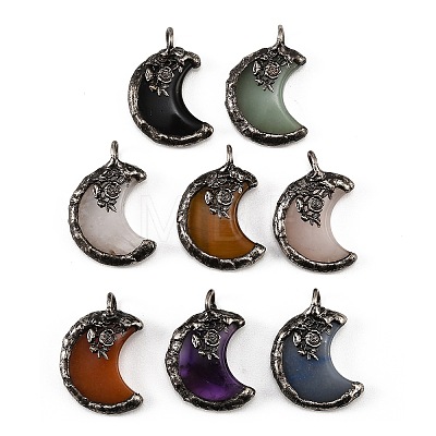 Natural Mixed Stone Pendants G-H359-05AS-1