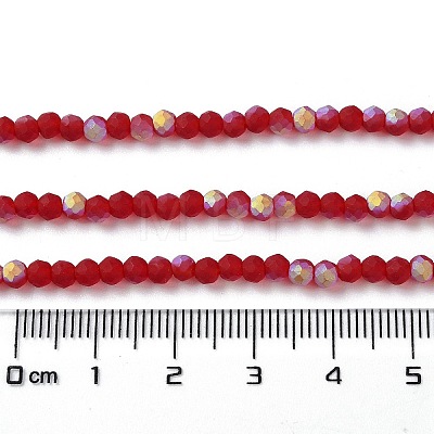 Imitation Jade Glass Beads Strands EGLA-A034-T3mm-MB07-1