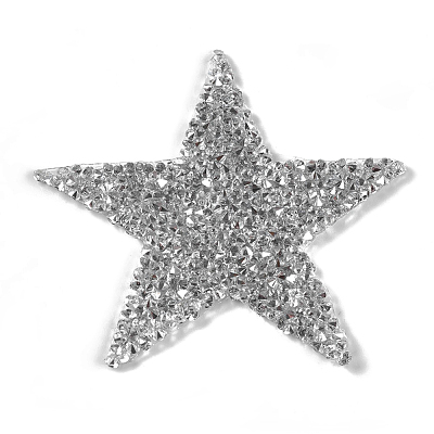 Glitter Hotfix Acrylic Rhinestone RGLA-WH0001-03B-1