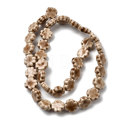 Handmade Porcelain Beads Strands PORC-K010-05E-1