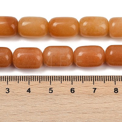 Natural Red Aventurine Beads Strands G-U018-A02-01-1