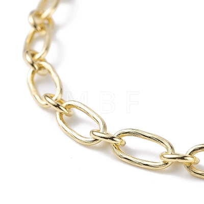 Brass Link Chains Necklaces for Men Women NJEW-JN03769-1