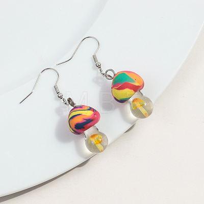 Autumn Polymer Clay Dangle Earrings WGAC8CA-01-1