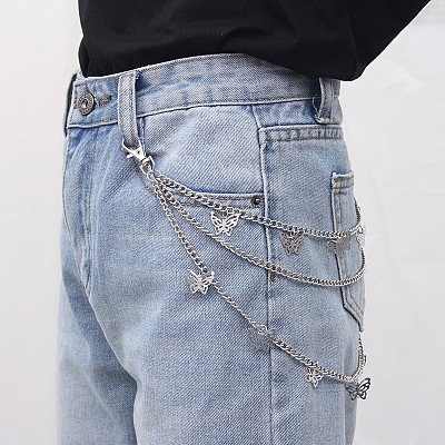 Iron 3 Layer Tassel Trousers Chains WG053FD-09-1