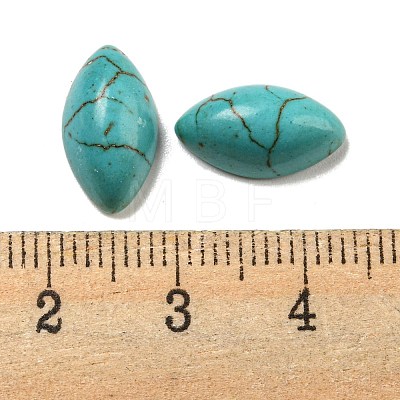 Synthetic Turquoise Cabochons G-B070-30-1