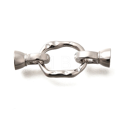 925 Sterling Silver Fold Over Clasps STER-B006-02P-1