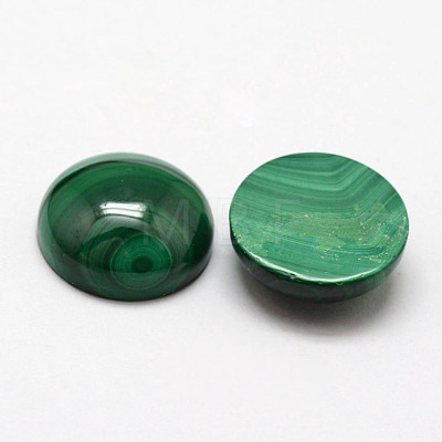 Natural Malachite Cabochons G-O146-03G-1