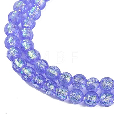 Handmade Foil Lampwork Beads Strands FOIL-K003-06A-02-1