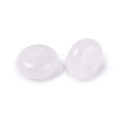 Natural White Jade European Beads G-Q602-04A-1