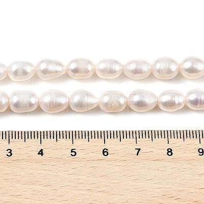 Natural Cultured Freshwater Pearl Beads Strands PEAR-I007-01D-06A-01-1