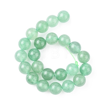 Natural Green Aventurine Beads Strands G-G099-8mm-17-1
