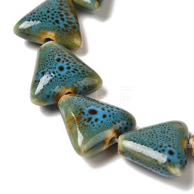 Handmade Porcelain Beads Strands PORC-P028-01A-1