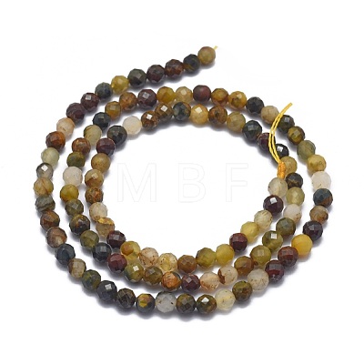 Natural Pietersite Beads Strands G-G792-37B-1