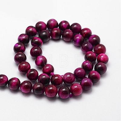 Natural Tiger Eye Bead Strands G-D840-54-6mm-04-1