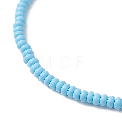 Glass Seed Bead & Natural/ Synthetic Gemstone Stretch Bracelets for Women BJEW-MZ00310-1