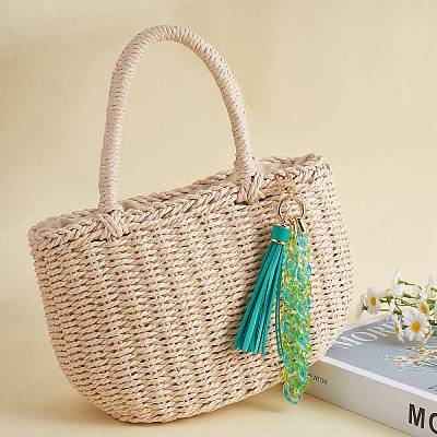 Chain Link Wristlet Keychain HJEW-SW00014-01-1