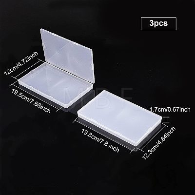 Transparent Plastic Bead Containers LS-CON-WH0073-75-1