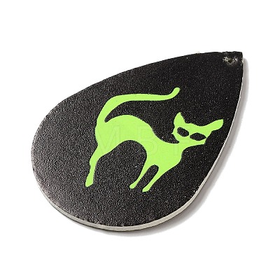 Halloween Imitation Leather Pendants FIND-K017-04D-03-1