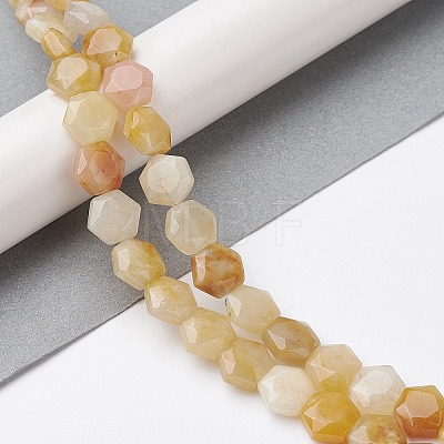 Natural Topaz Jade Beads Strands G-K359-C19-01-1
