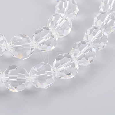 Imitation Austrian Crystal Bead Strands G-M181-10mm-01A-1