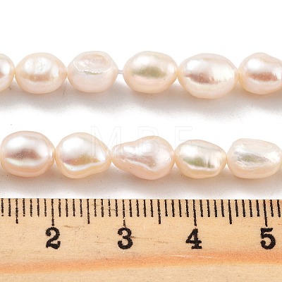 Natural Cultured Freshwater Pearl Beads Strands PEAR-P062-29D-1