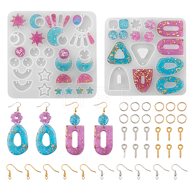 DIY Earring Making Sets DIY-TA0004-33-1