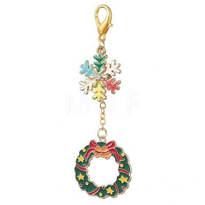 Christmas Theme Alloy Enamel Keychian KEYC-JKC00923-1