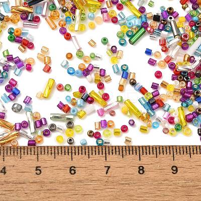 Glass Twist Bugle Beads SEED-C004-07A-1