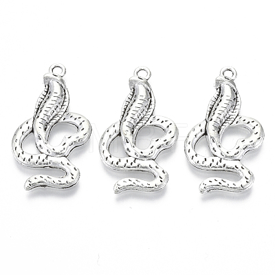 Tibetan Style Alloy Pendants X-TIBEP-Q088-002AS-RS-1