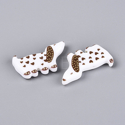 Printed Opaque Resin Beads RESI-N043-04B-1