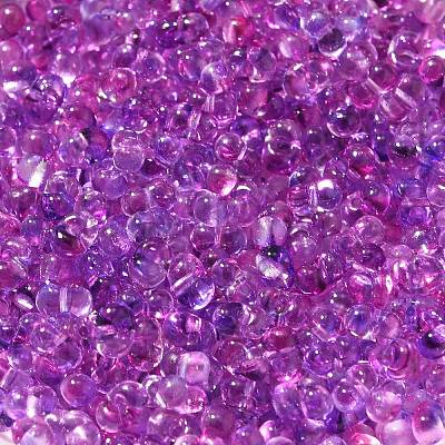 Transparent Baking Paint Glass Seed Beads SEED-A033-06A-17-1